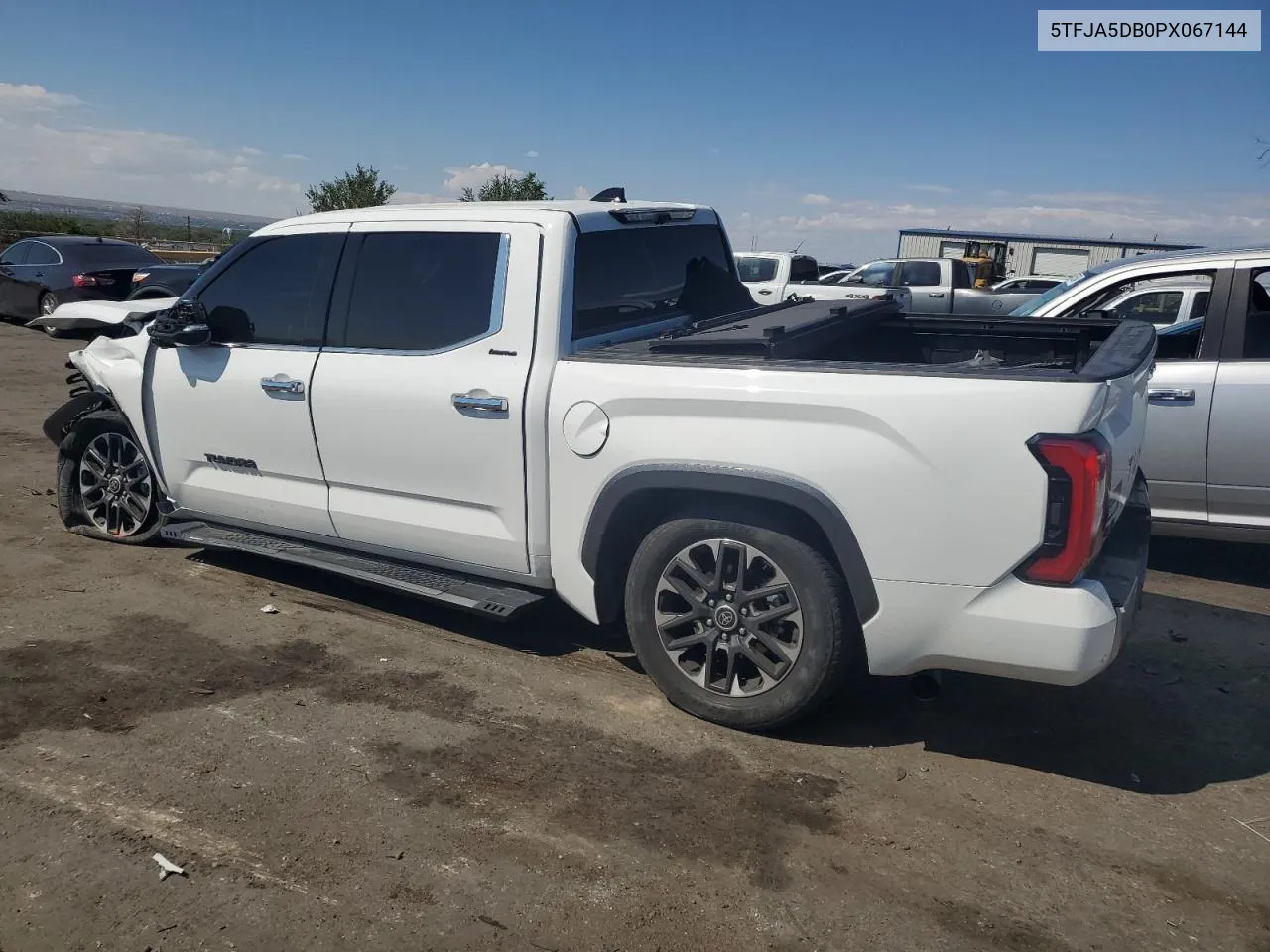 2023 Toyota Tundra Crewmax Limited VIN: 5TFJA5DB0PX067144 Lot: 70328404