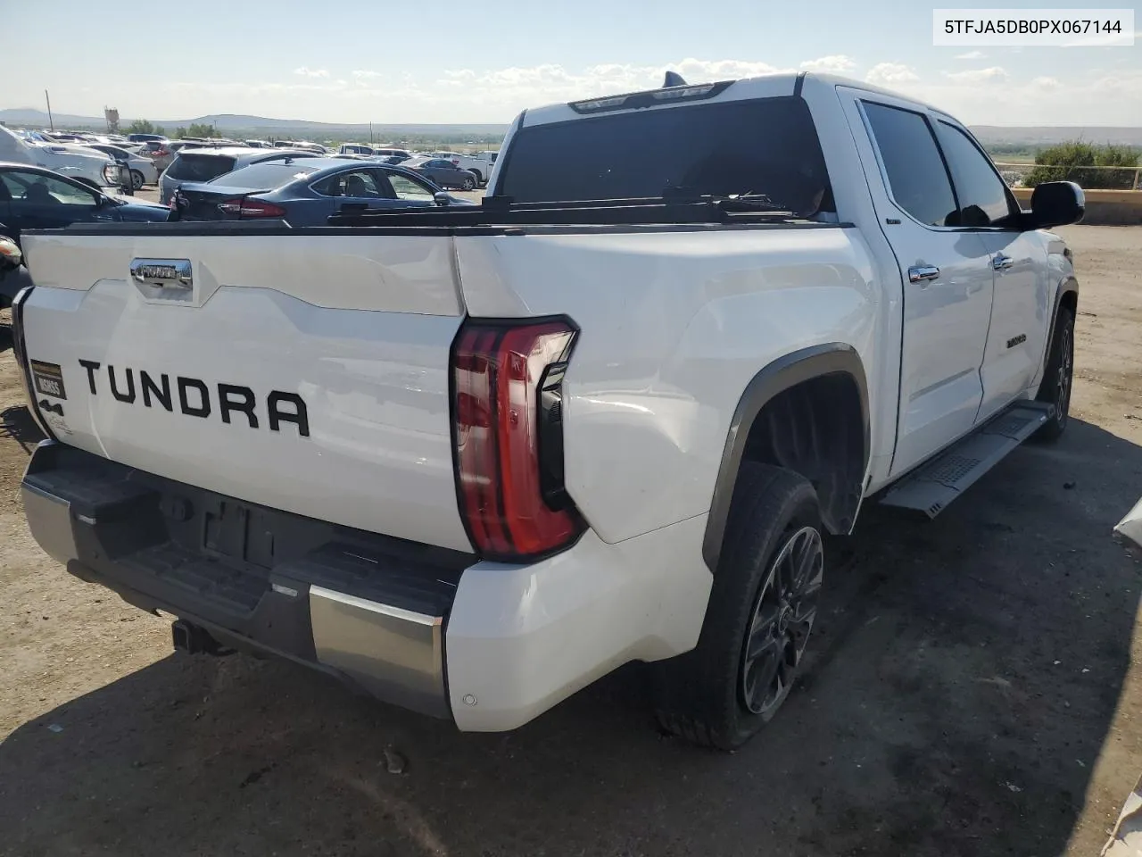 2023 Toyota Tundra Crewmax Limited VIN: 5TFJA5DB0PX067144 Lot: 70328404