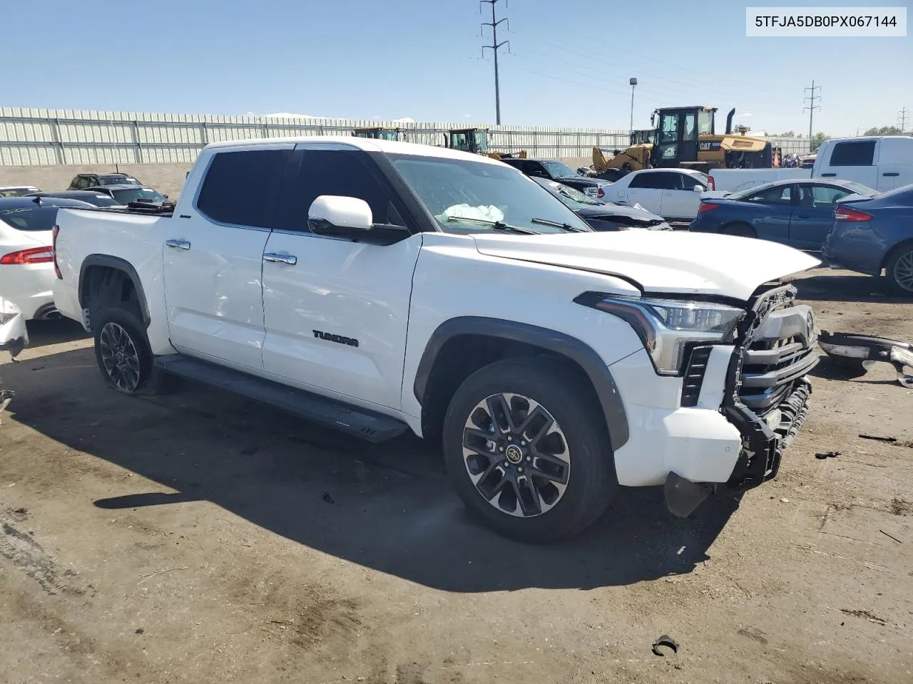 2023 Toyota Tundra Crewmax Limited VIN: 5TFJA5DB0PX067144 Lot: 70328404