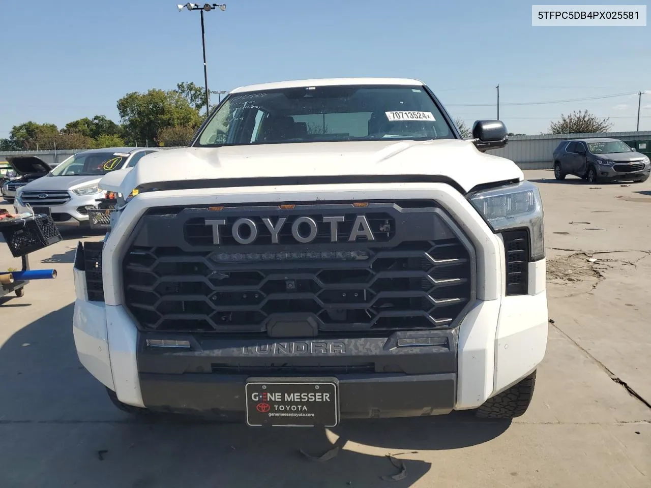 2023 Toyota Tundra Crewmax Limited VIN: 5TFPC5DB4PX025581 Lot: 70713524