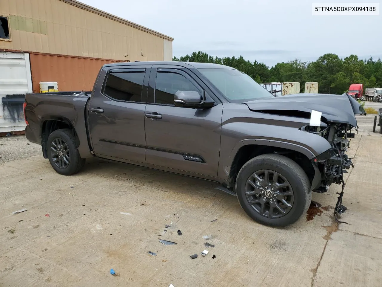 2023 Toyota Tundra Crewmax Platinum VIN: 5TFNA5DBXPX094188 Lot: 71028114