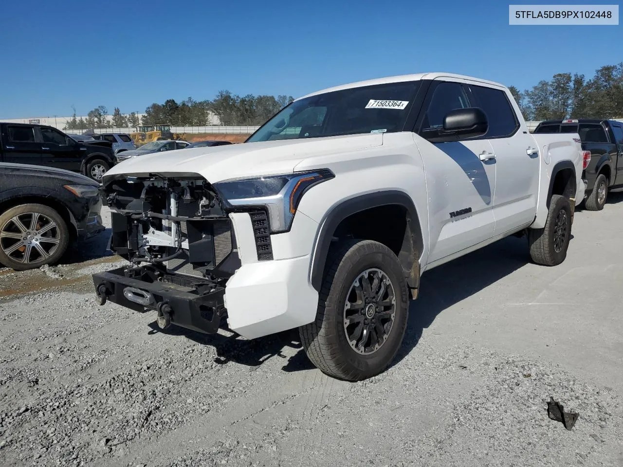 2023 Toyota Tundra Crewmax Sr VIN: 5TFLA5DB9PX102448 Lot: 71503364