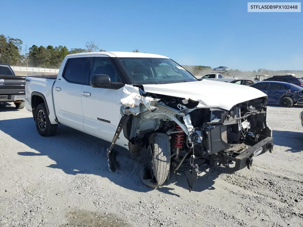 2023 Toyota Tundra Crewmax Sr VIN: 5TFLA5DB9PX102448 Lot: 71503364