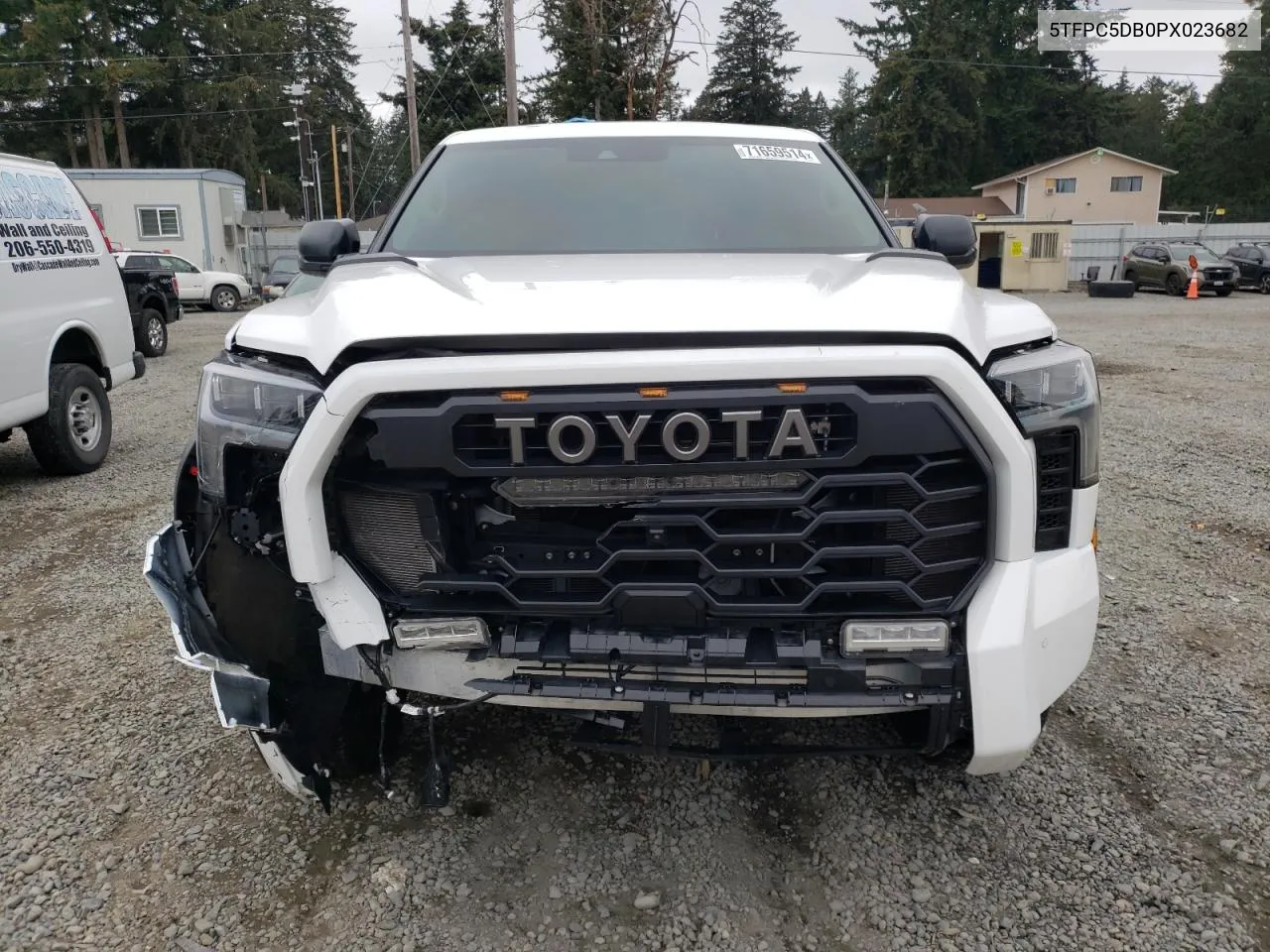 2023 Toyota Tundra Crewmax Limited VIN: 5TFPC5DB0PX023682 Lot: 71659514