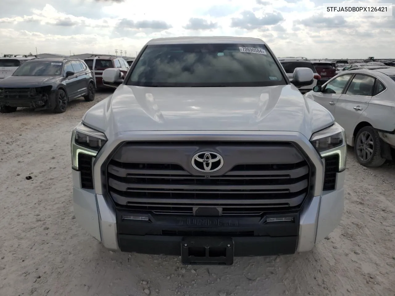 2023 Toyota Tundra Crewmax Limited VIN: 5TFJA5DB0PX126421 Lot: 72690584