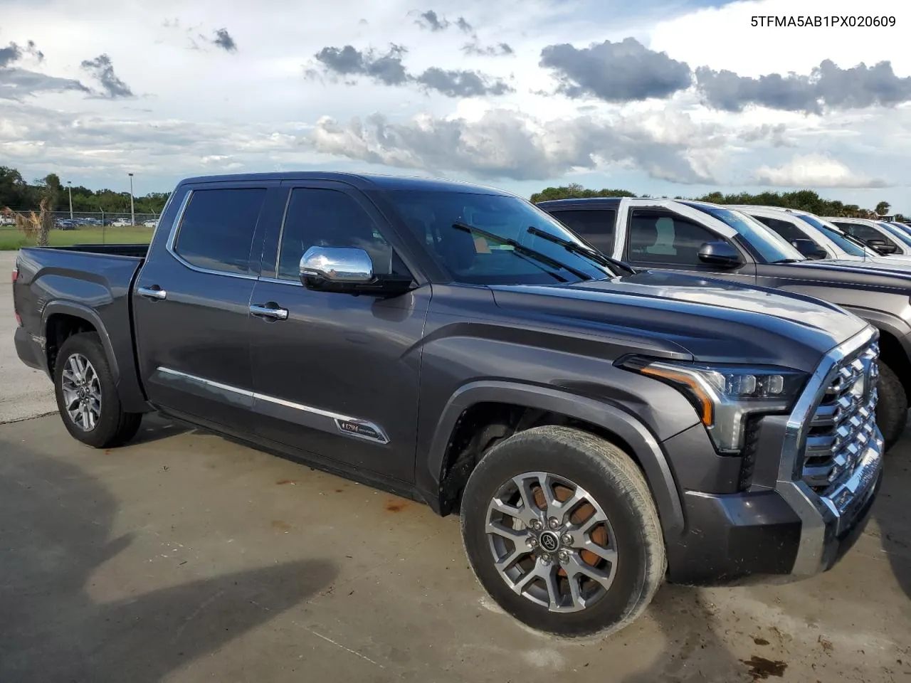 2023 Toyota Tundra Crewmax Platinum VIN: 5TFMA5AB1PX020609 Lot: 73653614