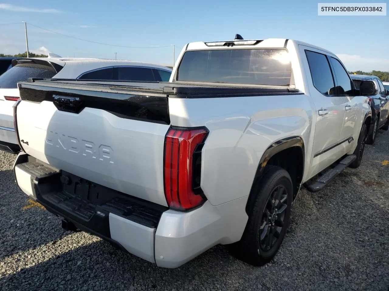 2023 Toyota Tundra Crewmax Platinum VIN: 5TFNC5DB3PX033842 Lot: 73666724