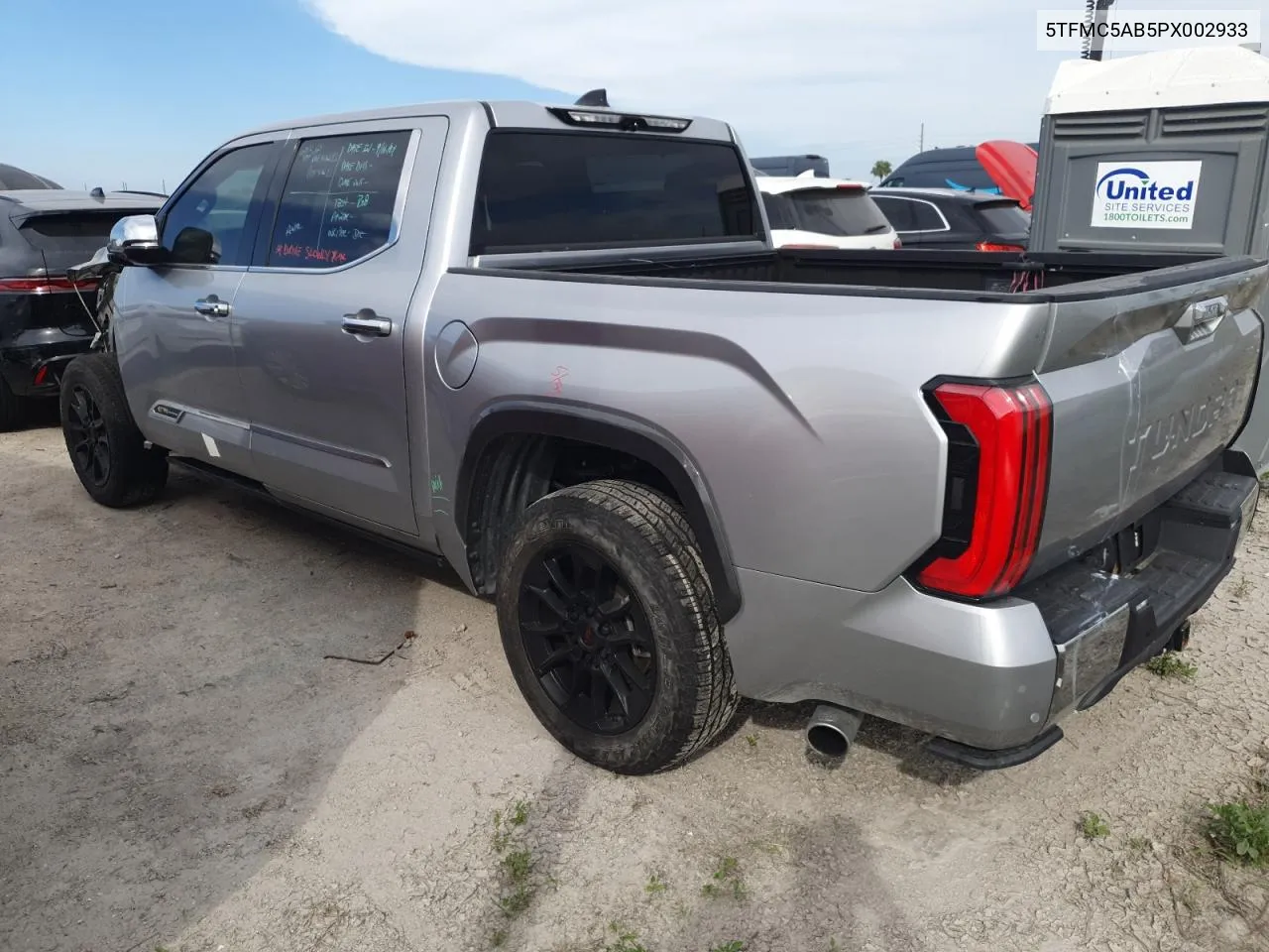 2023 Toyota Tundra Crewmax Platinum VIN: 5TFMC5AB5PX002933 Lot: 74472834