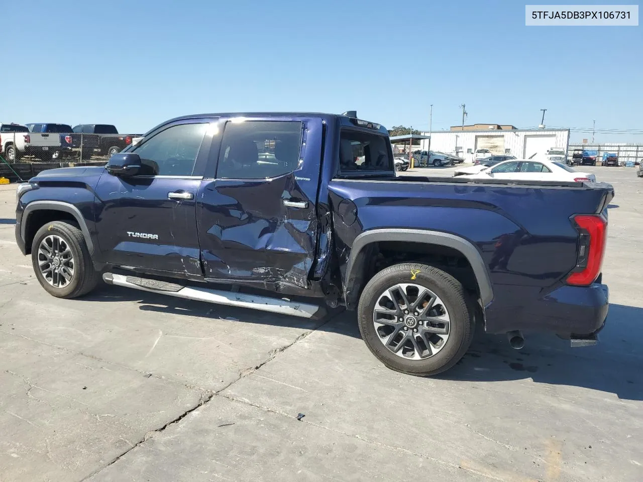 2023 Toyota Tundra Crewmax Limited VIN: 5TFJA5DB3PX106731 Lot: 74539424