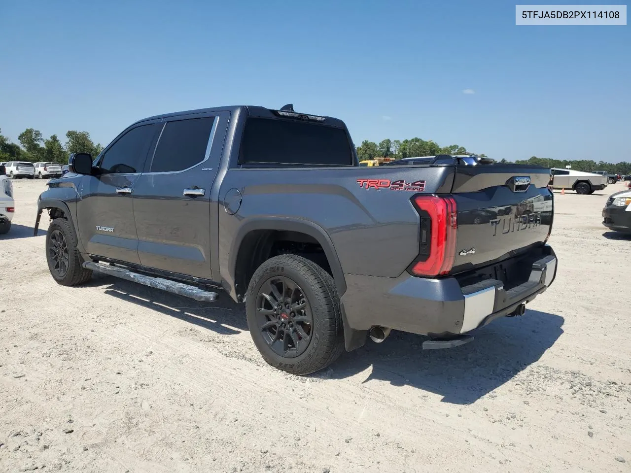 2023 Toyota Tundra Crewmax Limited VIN: 5TFJA5DB2PX114108 Lot: 74729724