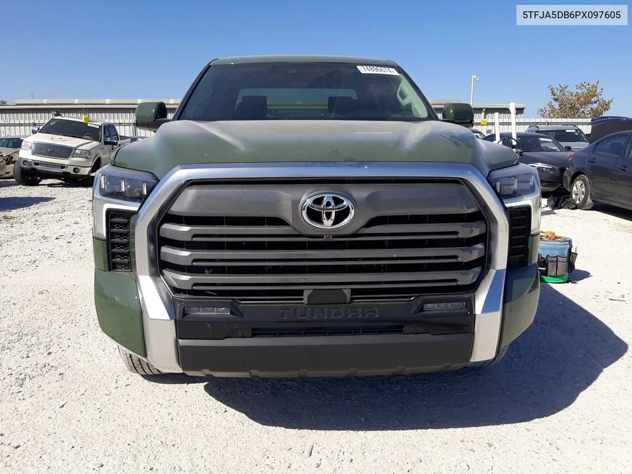 2023 Toyota Tundra Crewmax Limited VIN: 5TFJA5DB6PX097605 Lot: 74896674