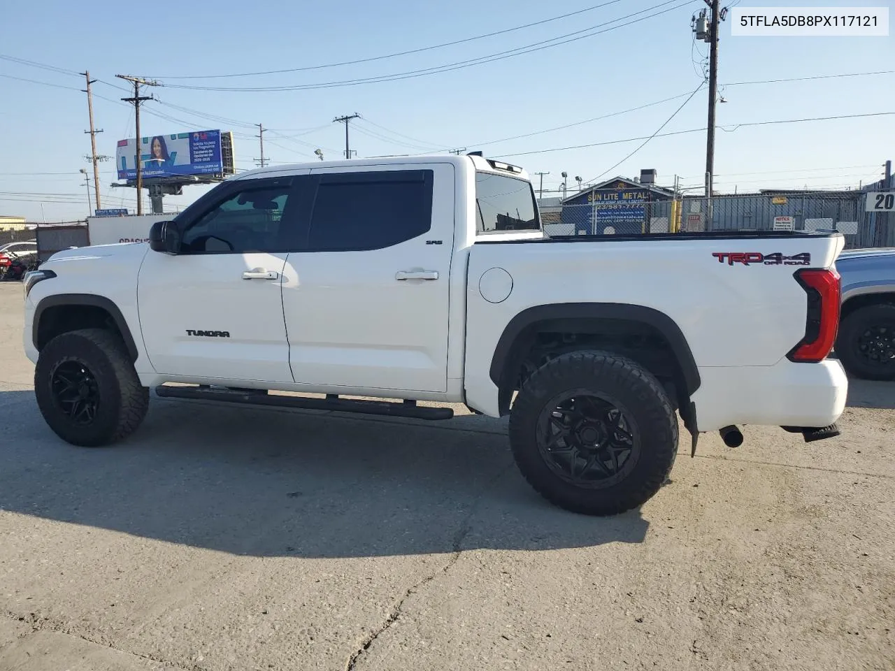 2023 Toyota Tundra Crewmax Sr VIN: 5TFLA5DB8PX117121 Lot: 75029154