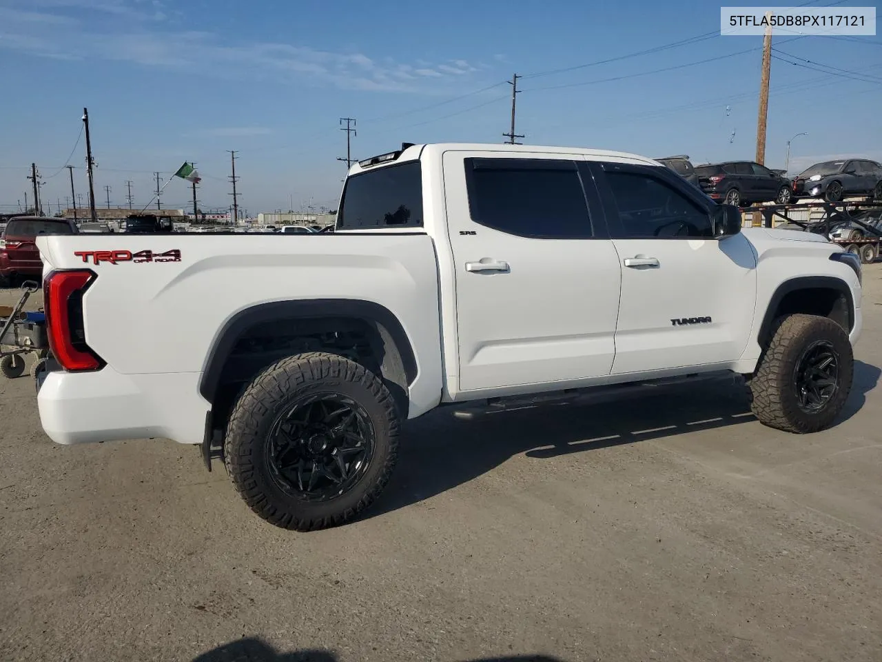 2023 Toyota Tundra Crewmax Sr VIN: 5TFLA5DB8PX117121 Lot: 75029154