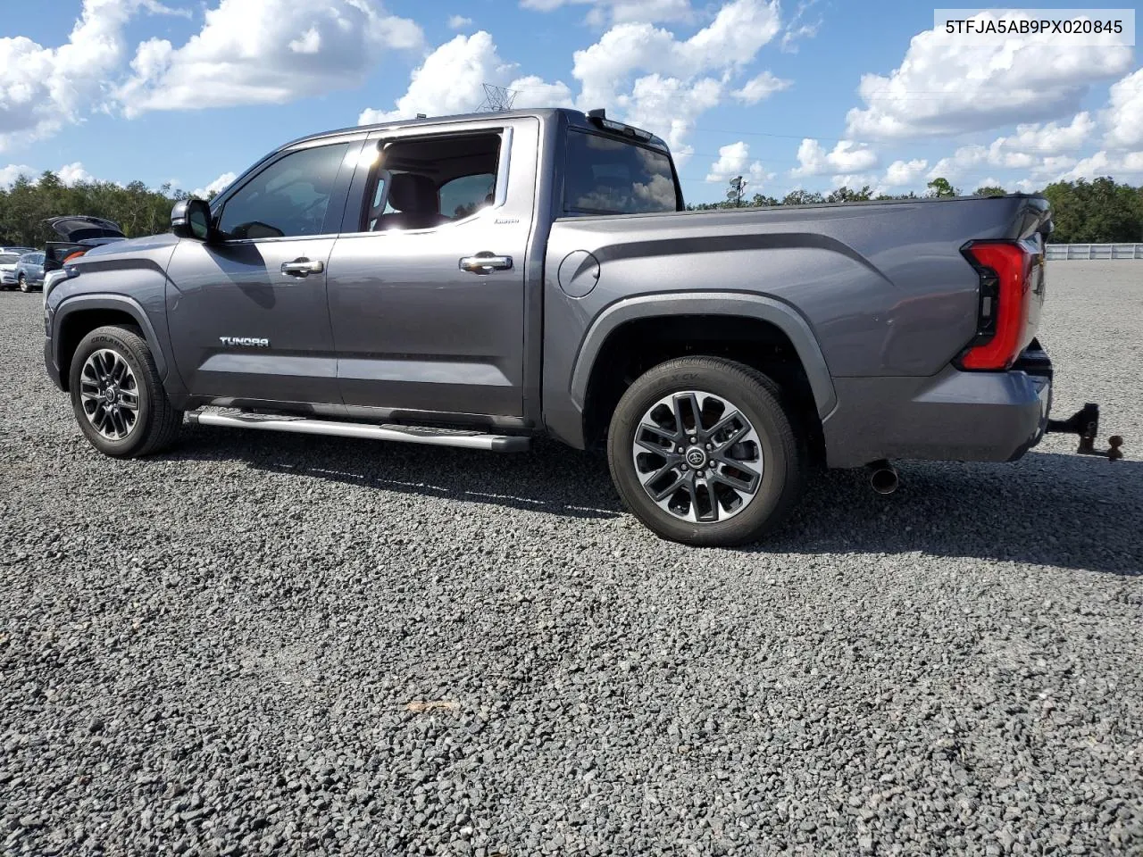 5TFJA5AB9PX020845 2023 Toyota Tundra Crewmax Limited