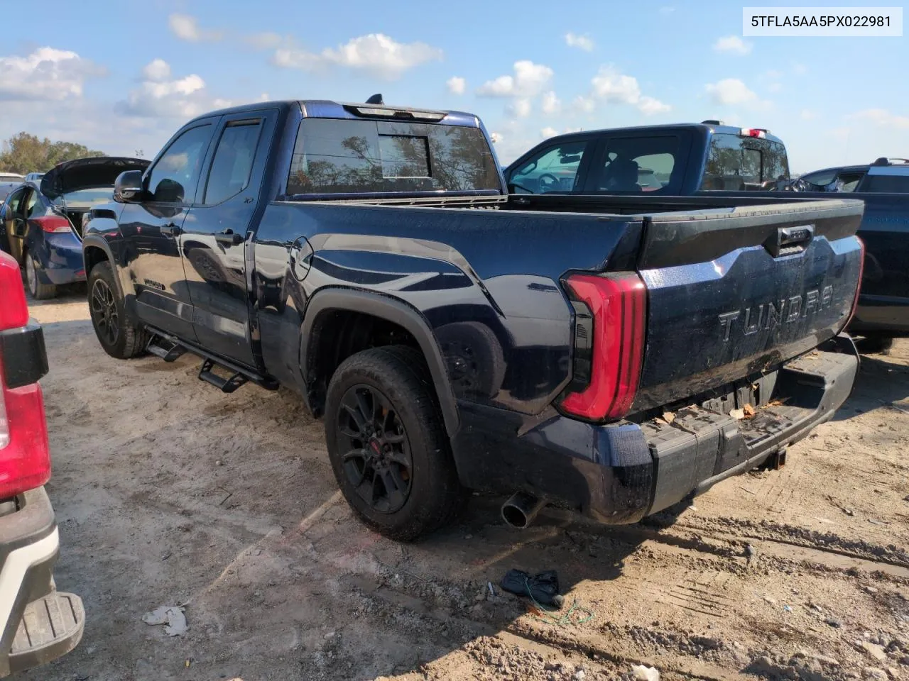 5TFLA5AA5PX022981 2023 Toyota Tundra Double Cab Sr