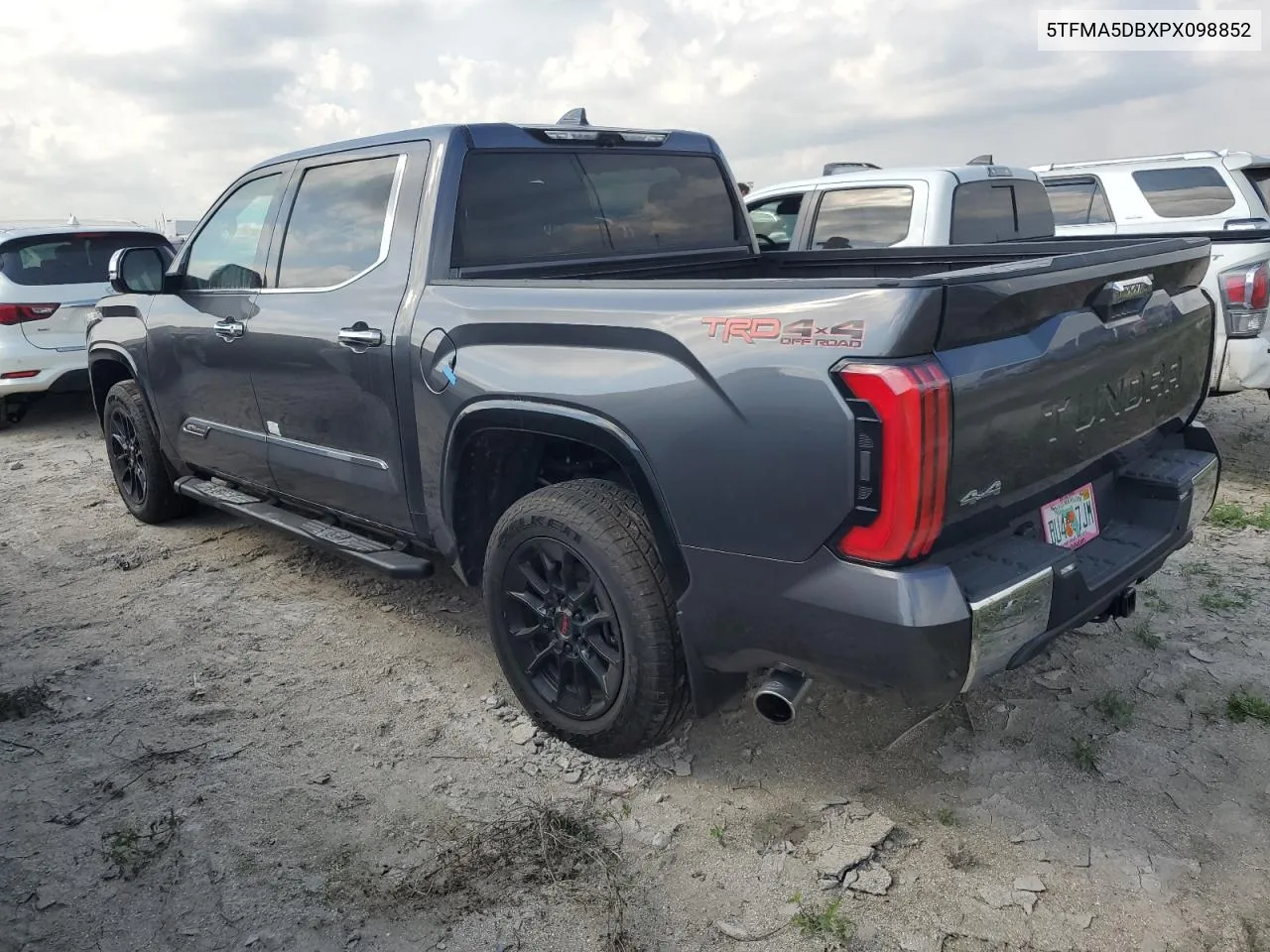 2023 Toyota Tundra Crewmax Platinum VIN: 5TFMA5DBXPX098852 Lot: 76366894