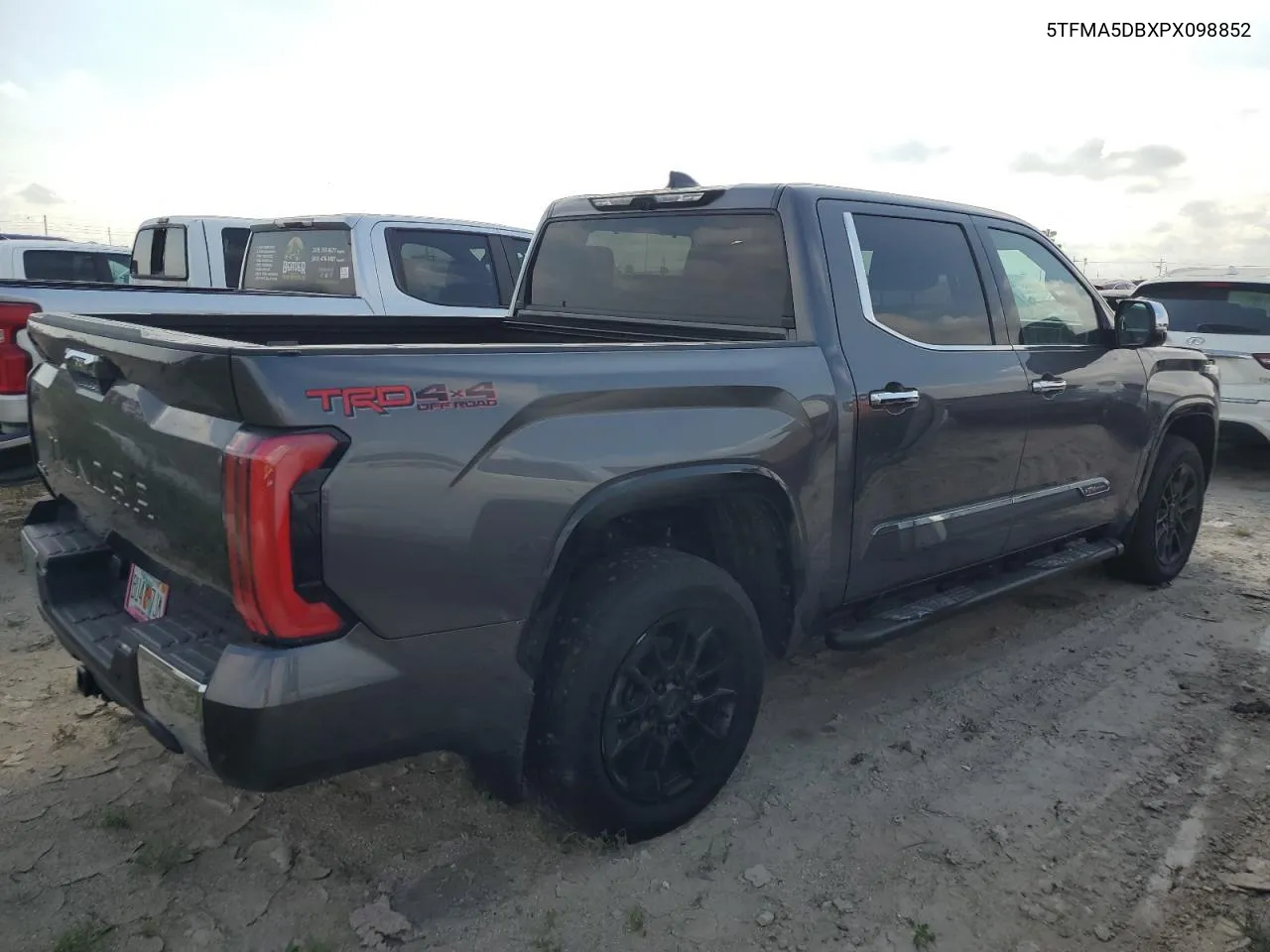 2023 Toyota Tundra Crewmax Platinum VIN: 5TFMA5DBXPX098852 Lot: 76366894