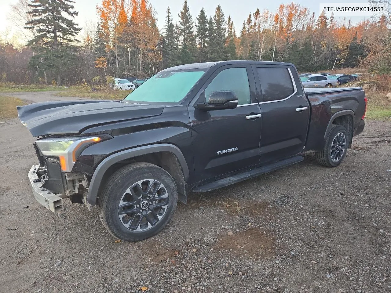 2023 Toyota Tundra Crewmax Limited VIN: 5TFJA5EC6PX014553 Lot: 76721924