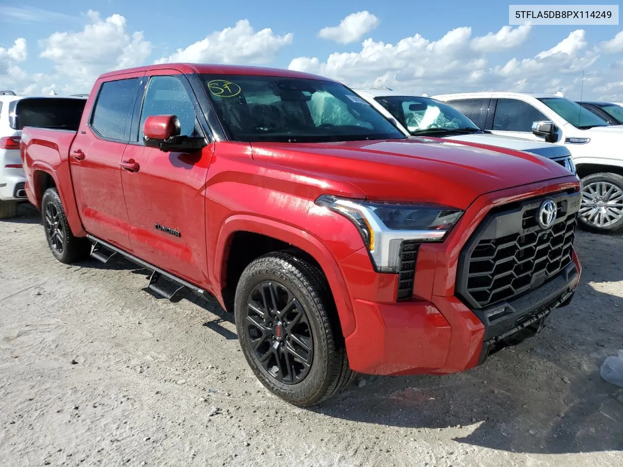 2023 Toyota Tundra Crewmax Sr VIN: 5TFLA5DB8PX114249 Lot: 76818234