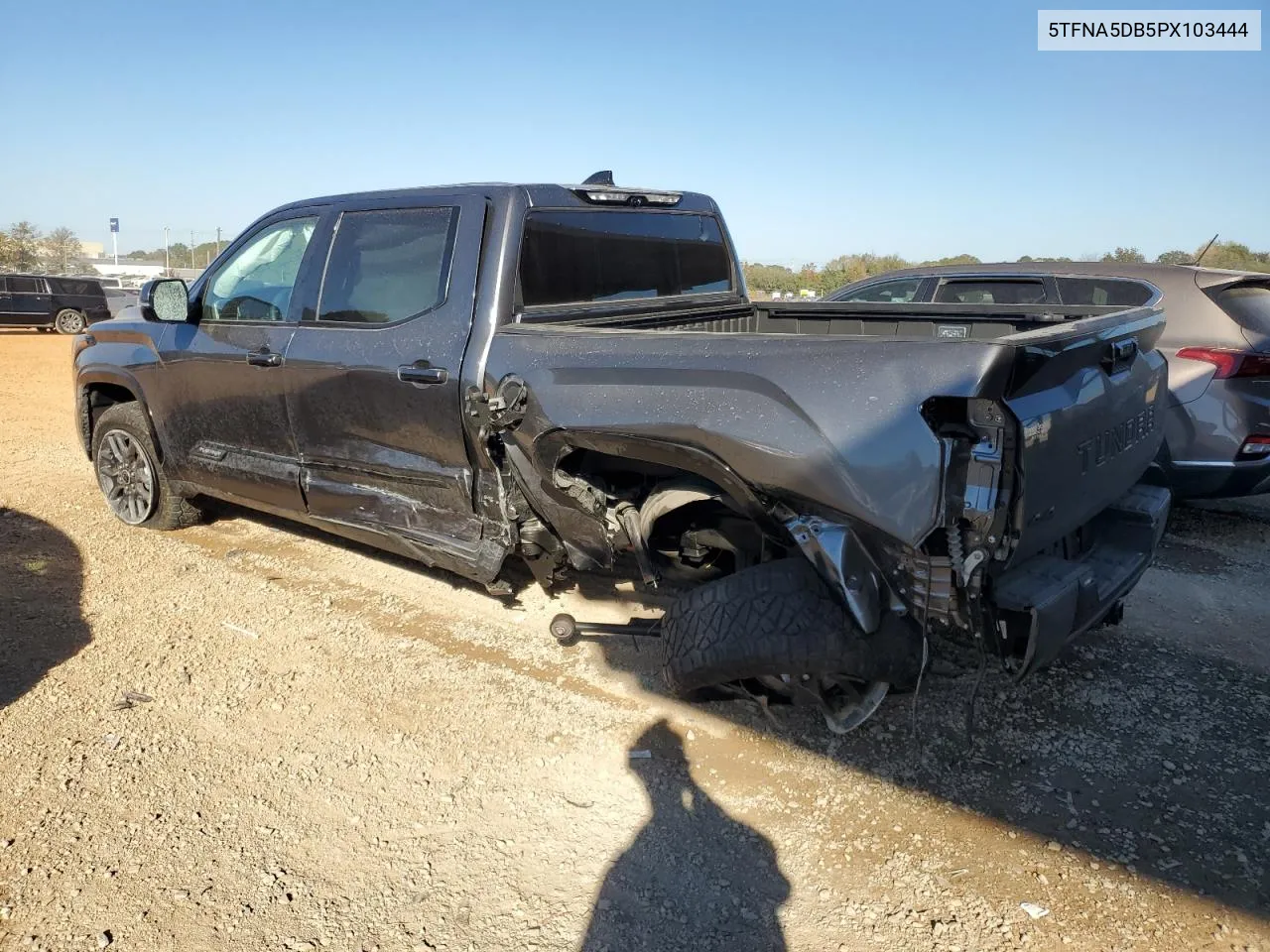 2023 Toyota Tundra Crewmax Platinum VIN: 5TFNA5DB5PX103444 Lot: 77134874