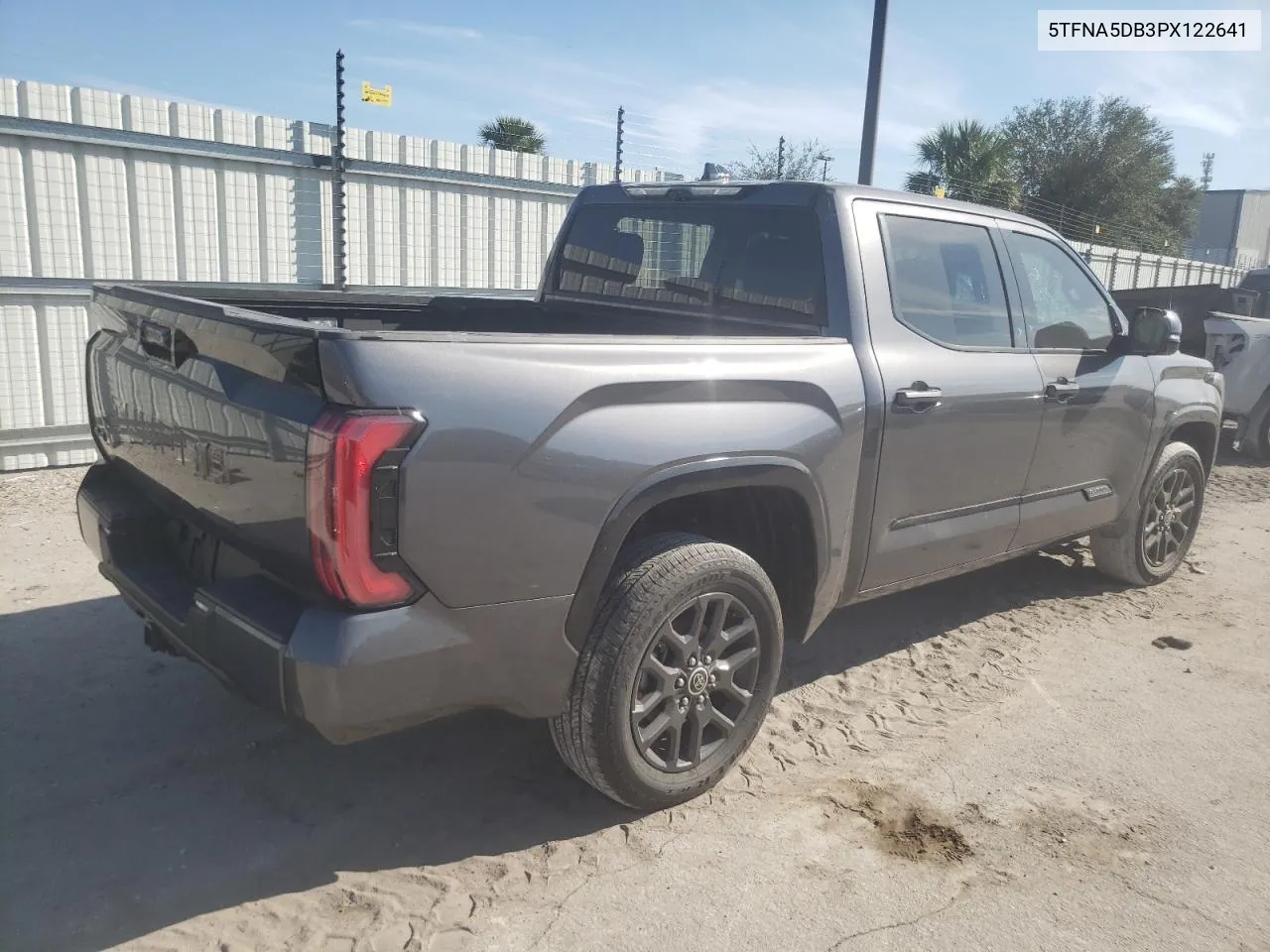 2023 Toyota Tundra Crewmax Platinum VIN: 5TFNA5DB3PX122641 Lot: 77757444