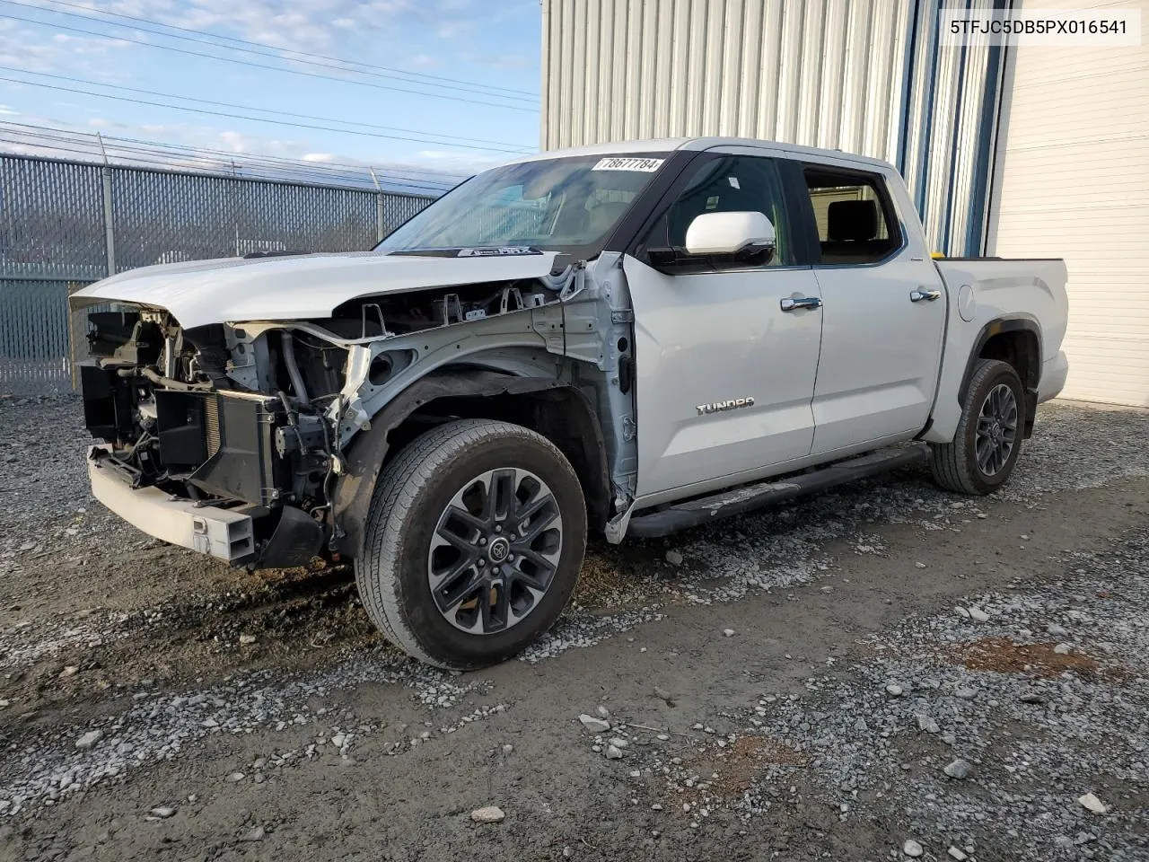 2023 Toyota Tundra Crewmax Limited VIN: 5TFJC5DB5PX016541 Lot: 78677784