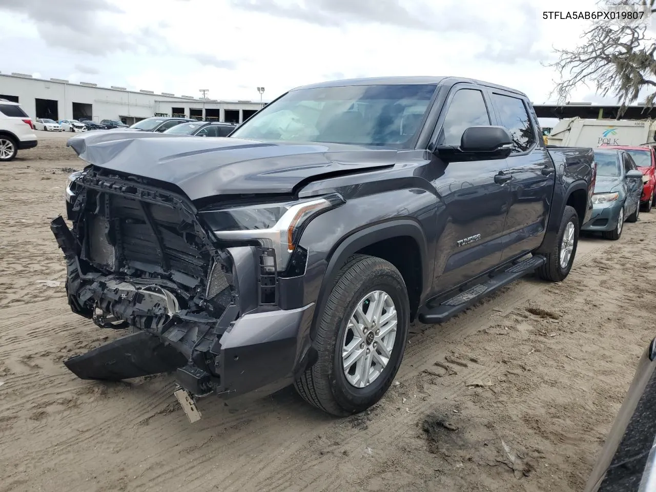 2023 Toyota Tundra Crewmax Sr VIN: 5TFLA5AB6PX019807 Lot: 79765774