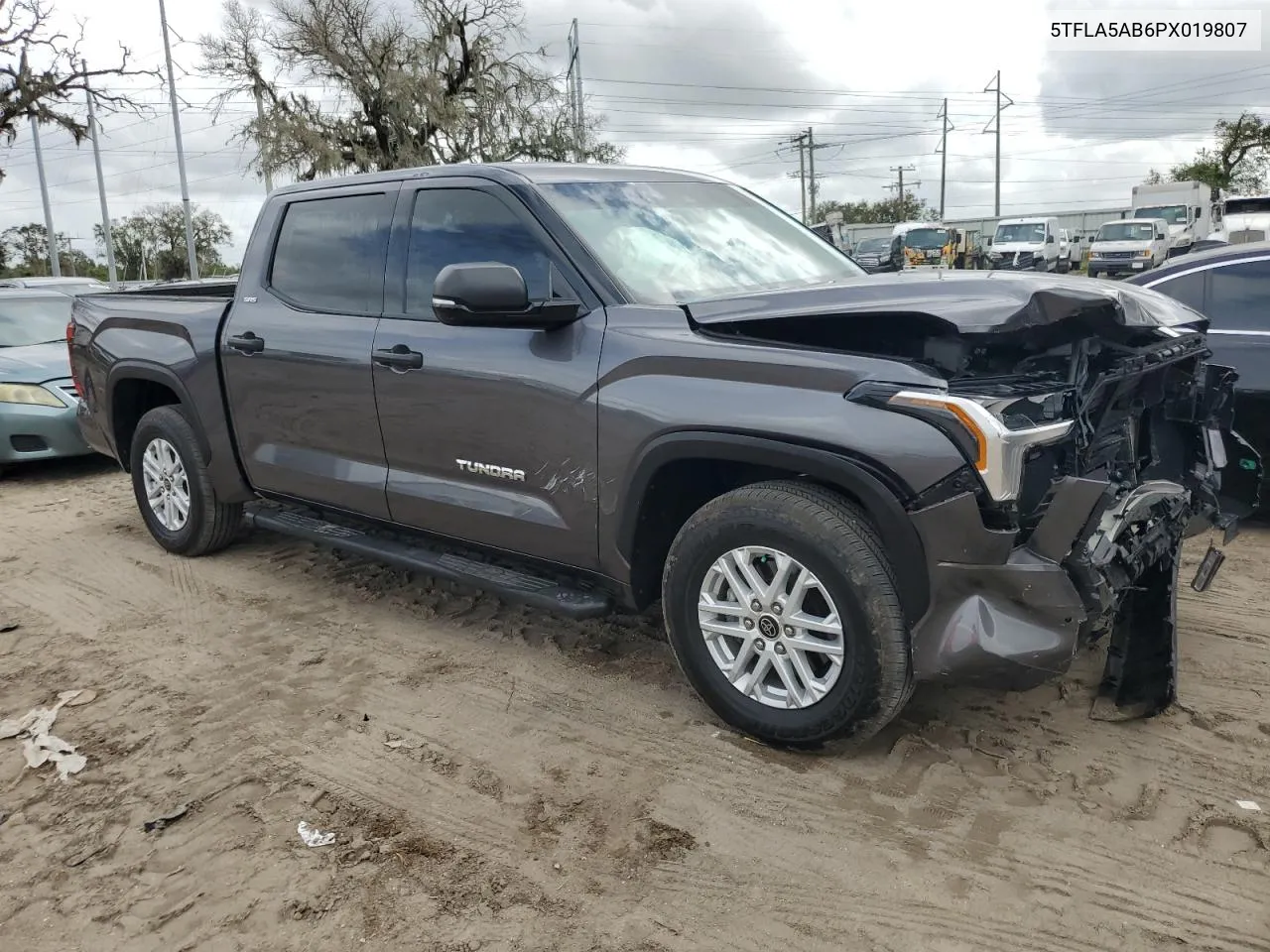 2023 Toyota Tundra Crewmax Sr VIN: 5TFLA5AB6PX019807 Lot: 79765774