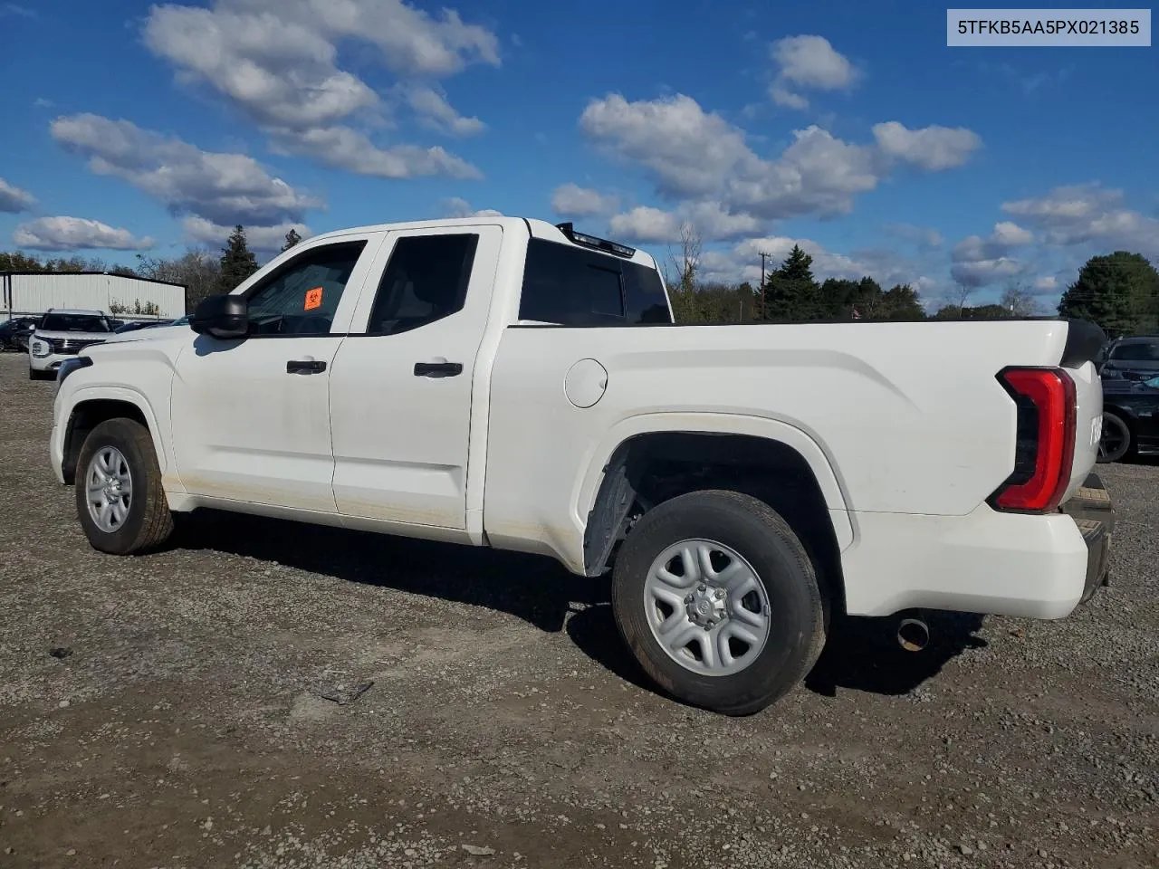 2023 Toyota Tundra Sr VIN: 5TFKB5AA5PX021385 Lot: 80594494