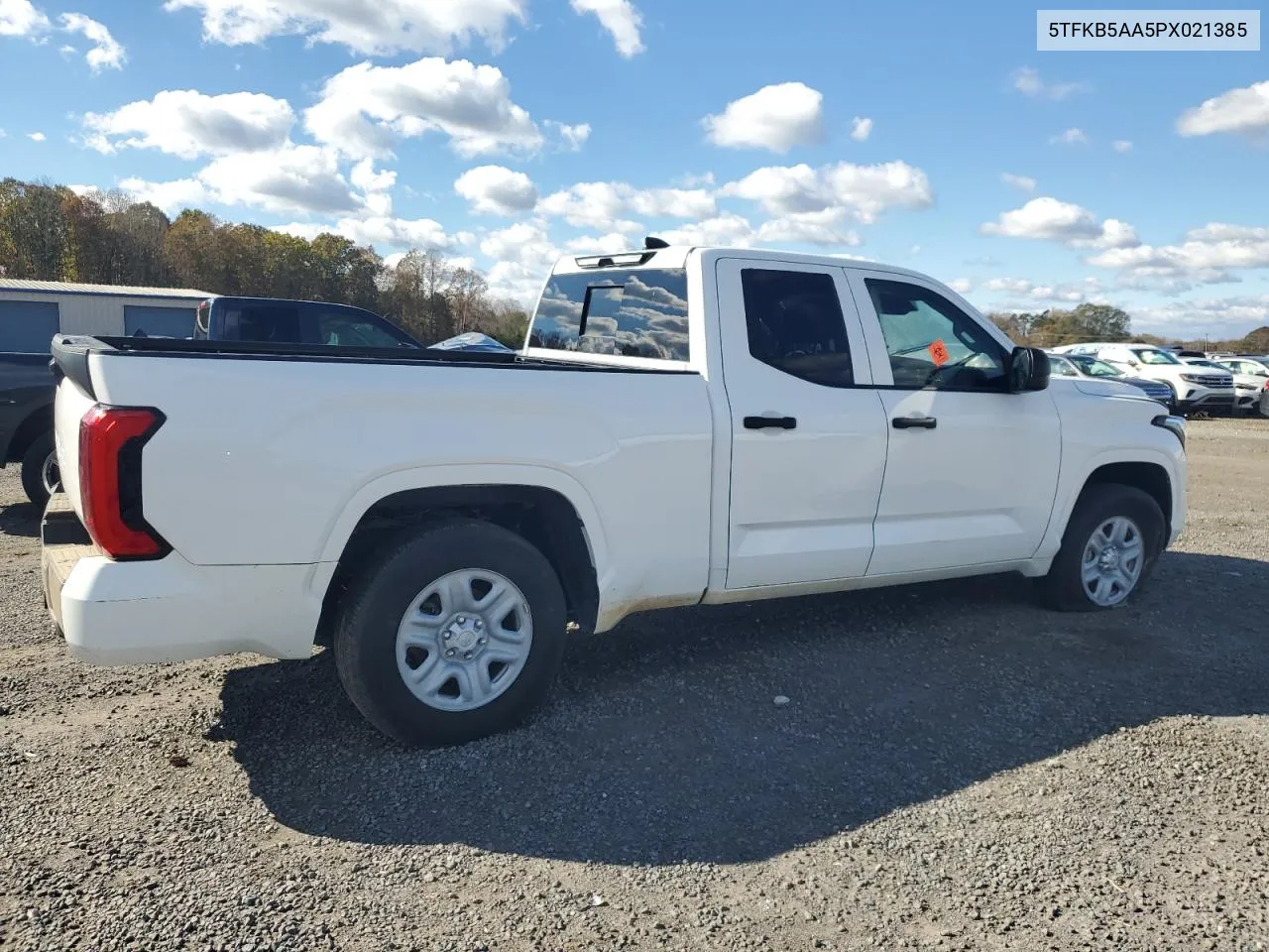 2023 Toyota Tundra Sr VIN: 5TFKB5AA5PX021385 Lot: 80594494