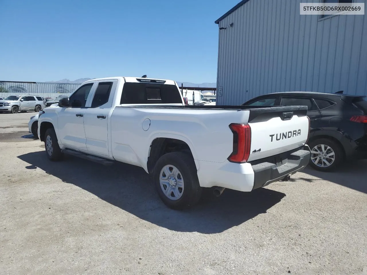 2024 Toyota Tundra Double Cab Sr VIN: 5TFKB5GD6RX002669 Lot: 40234404