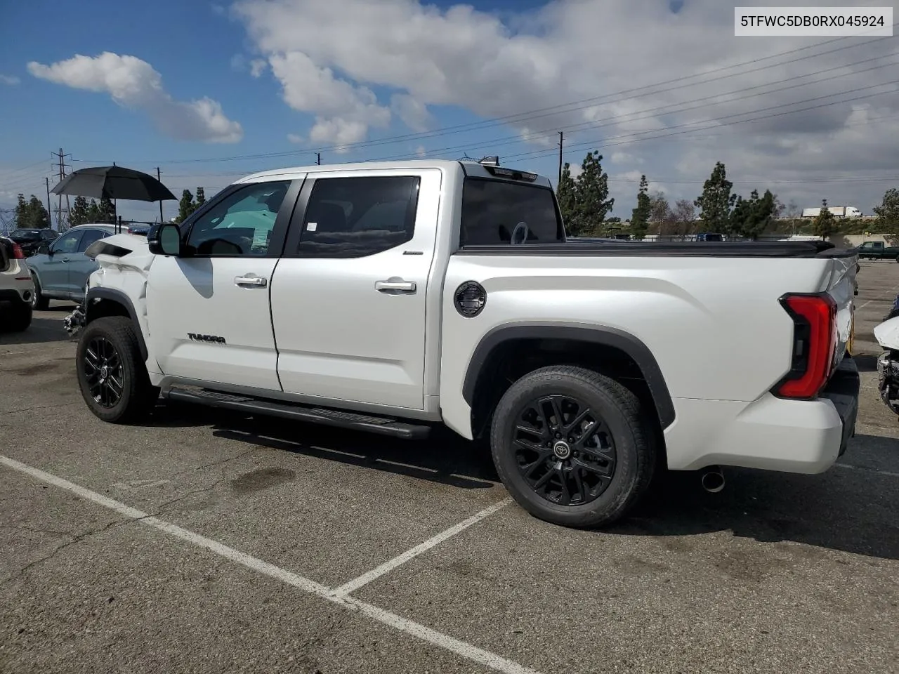 2024 Toyota Tundra Crewmax Limited VIN: 5TFWC5DB0RX045924 Lot: 47525994