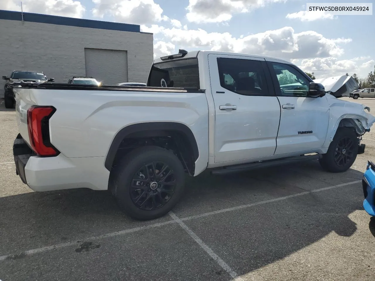 2024 Toyota Tundra Crewmax Limited VIN: 5TFWC5DB0RX045924 Lot: 47525994