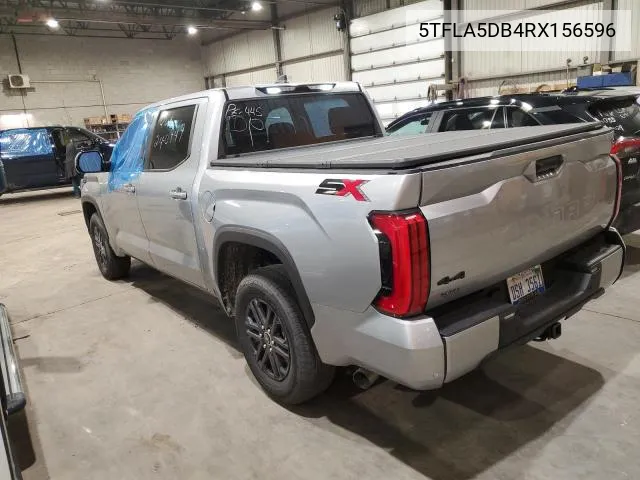 2024 Toyota Tundra Crewmax Sr VIN: 5TFLA5DB4RX156596 Lot: 55358894