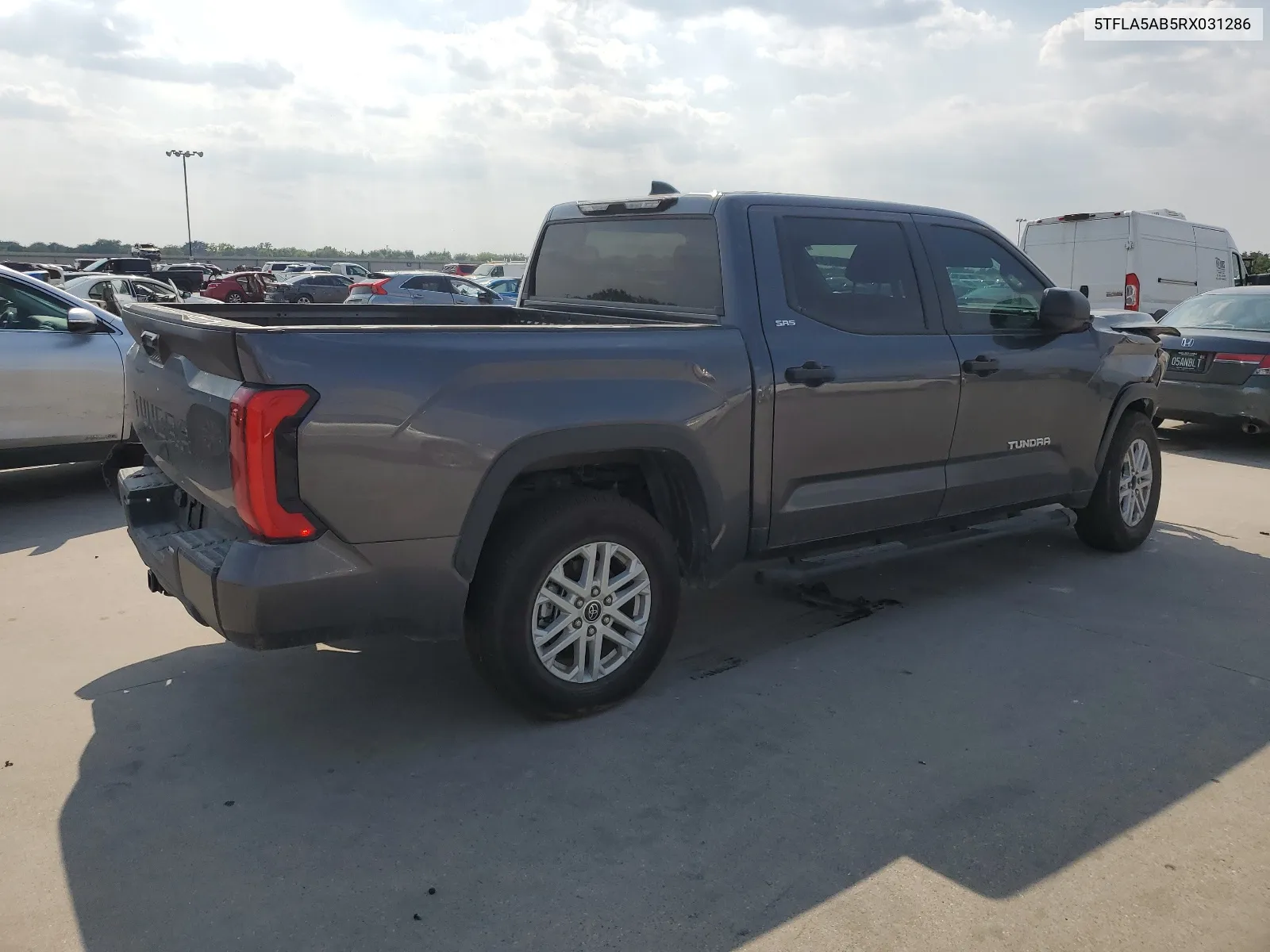 2024 Toyota Tundra Crewmax Sr VIN: 5TFLA5AB5RX031286 Lot: 75232664