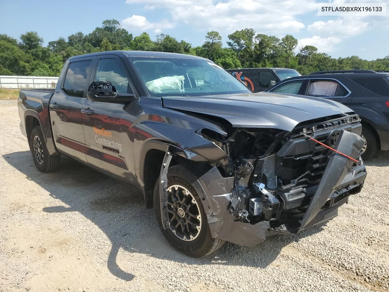 2024 Toyota Tundra Crewmax Sr VIN: 5TFLA5DBXRX196133 Lot: 66952424