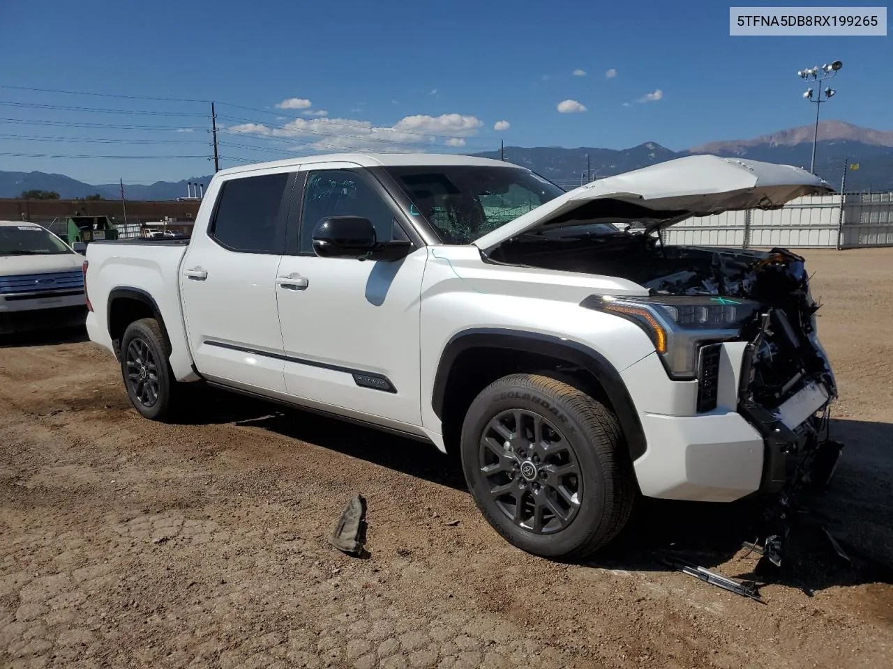 2024 Toyota Tundra Crewmax Platinum VIN: 5TFNA5DB8RX199265 Lot: 70003474