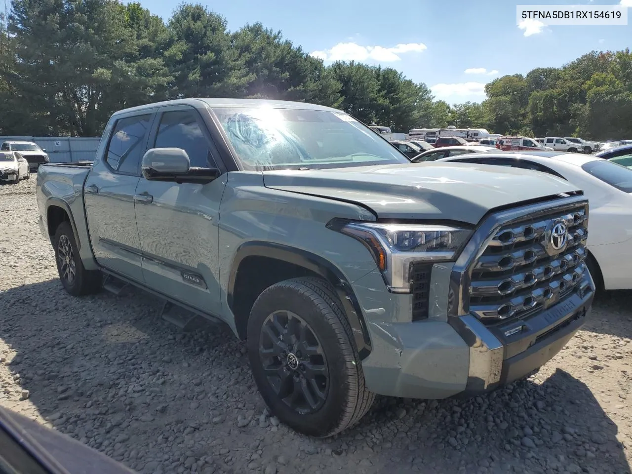 2024 Toyota Tundra Crewmax Platinum VIN: 5TFNA5DB1RX154619 Lot: 70573434