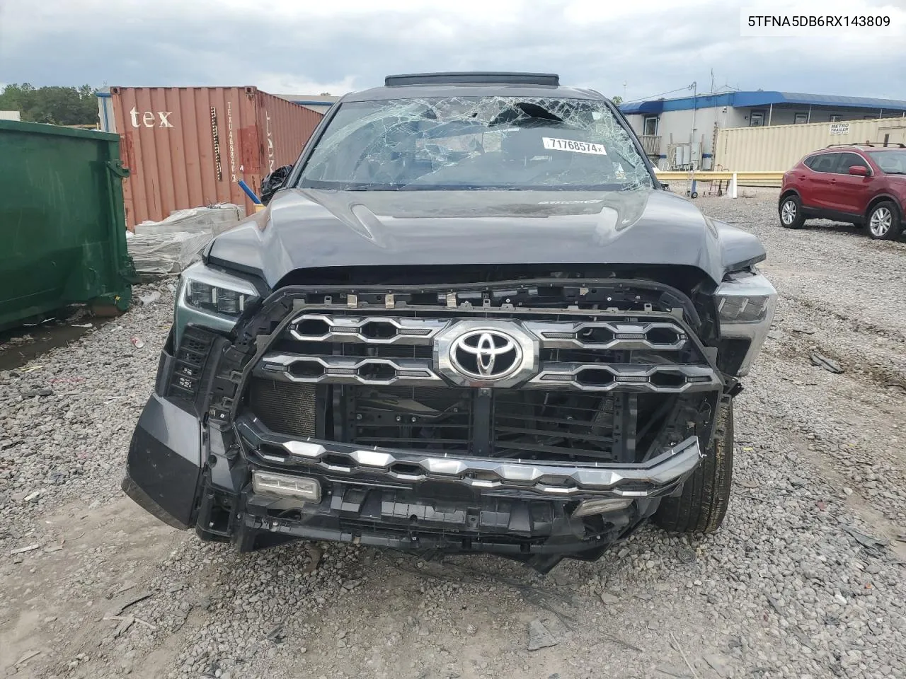 2024 Toyota Tundra Crewmax Platinum VIN: 5TFNA5DB6RX143809 Lot: 71768574