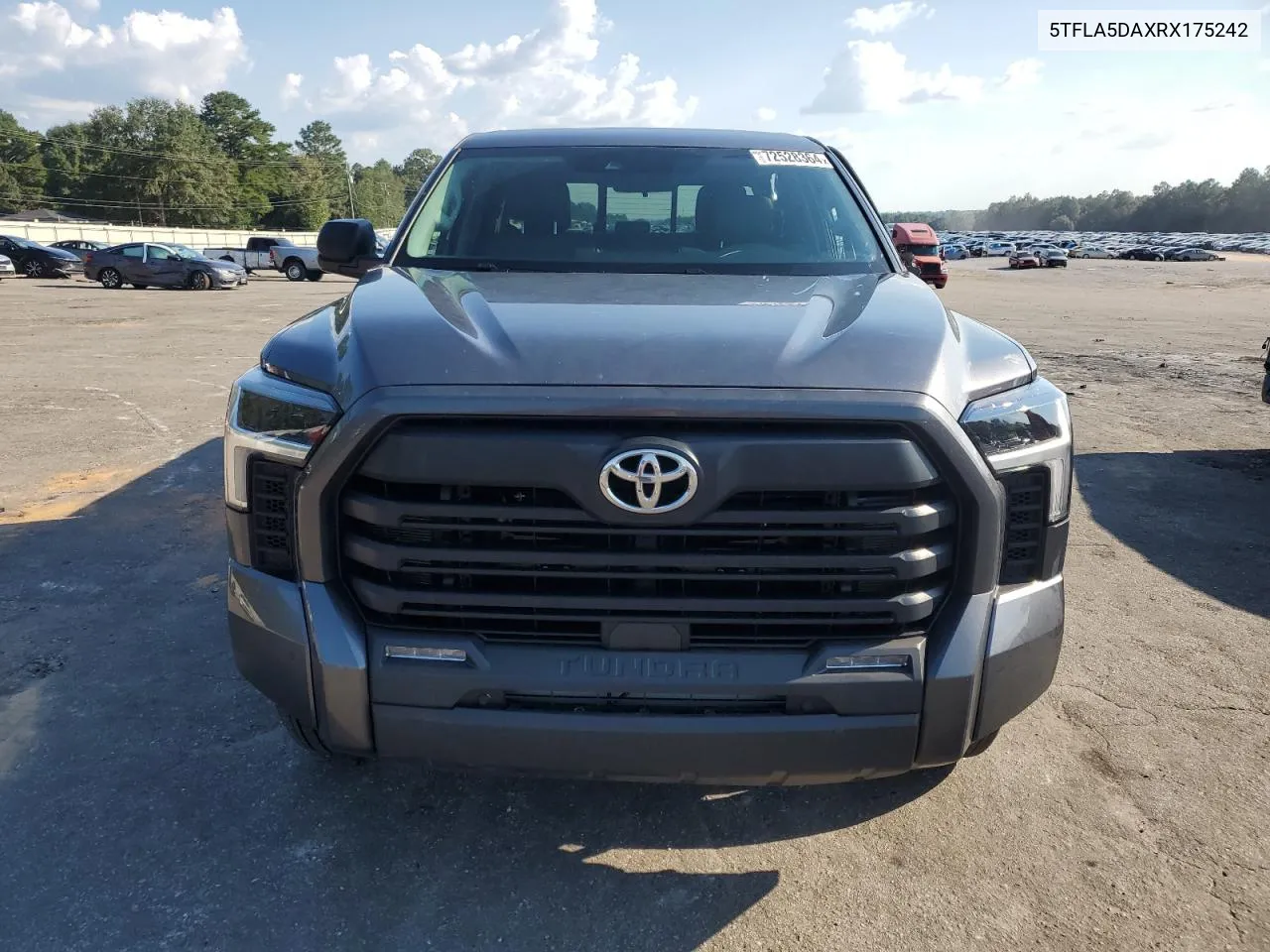 2024 Toyota Tundra Double Cab Sr VIN: 5TFLA5DAXRX175242 Lot: 72528364