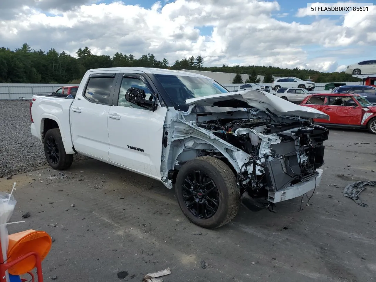 2024 Toyota Tundra Crewmax Sr VIN: 5TFLA5DB0RX185691 Lot: 72616784