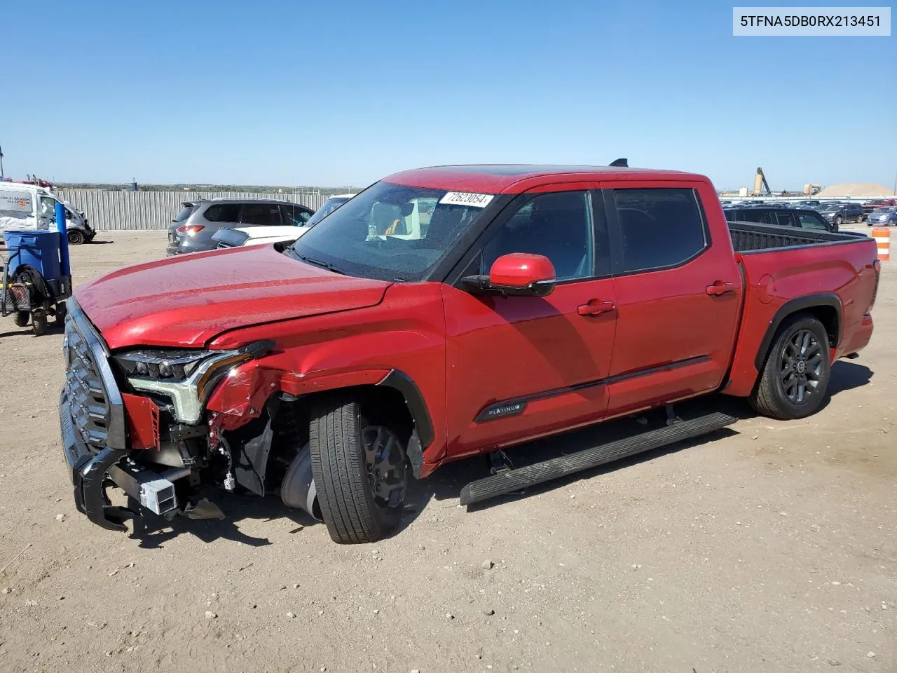 2024 Toyota Tundra Crewmax Platinum VIN: 5TFNA5DB0RX213451 Lot: 72623054