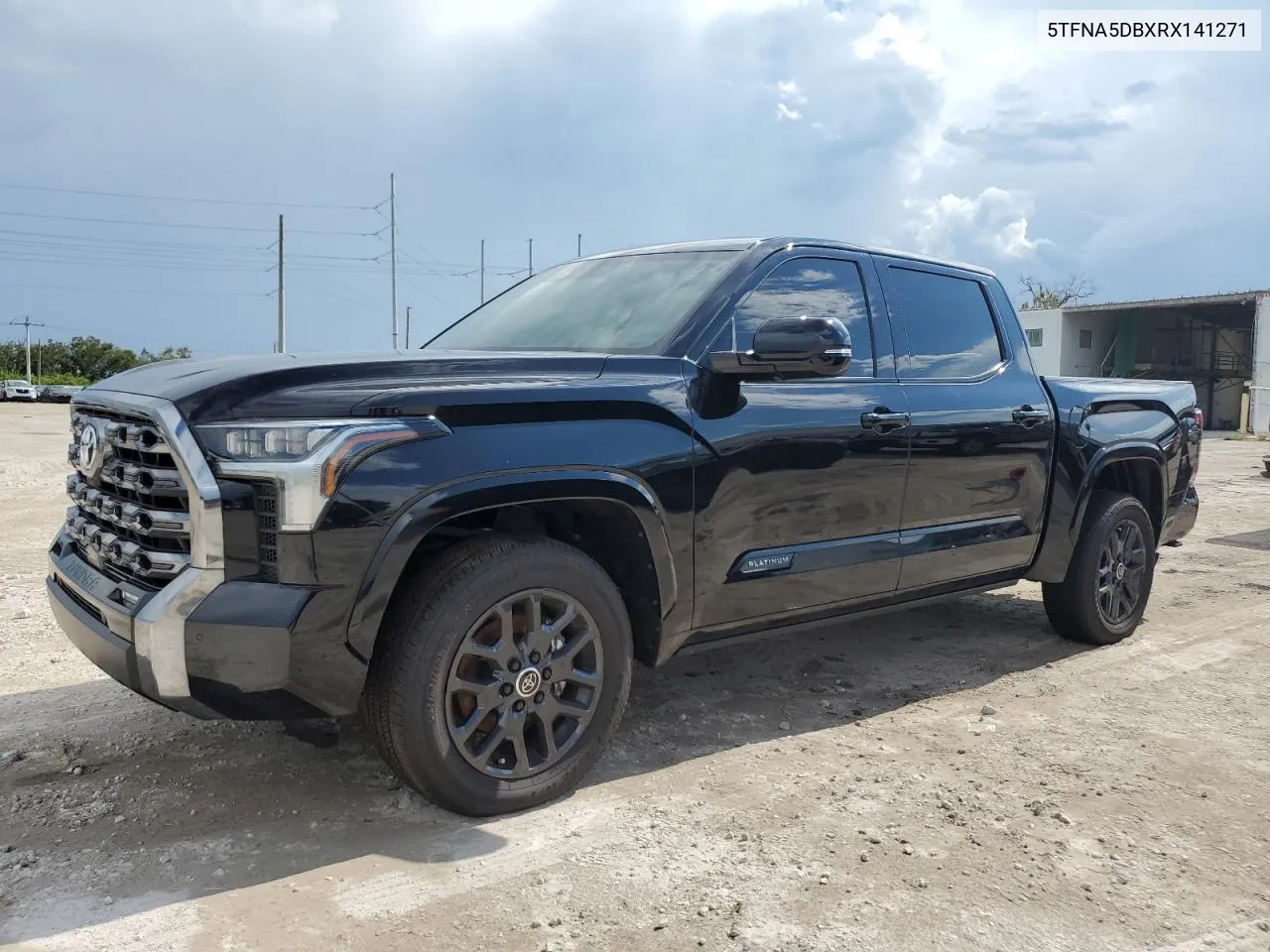 2024 Toyota Tundra Crewmax Platinum VIN: 5TFNA5DBXRX141271 Lot: 75863694