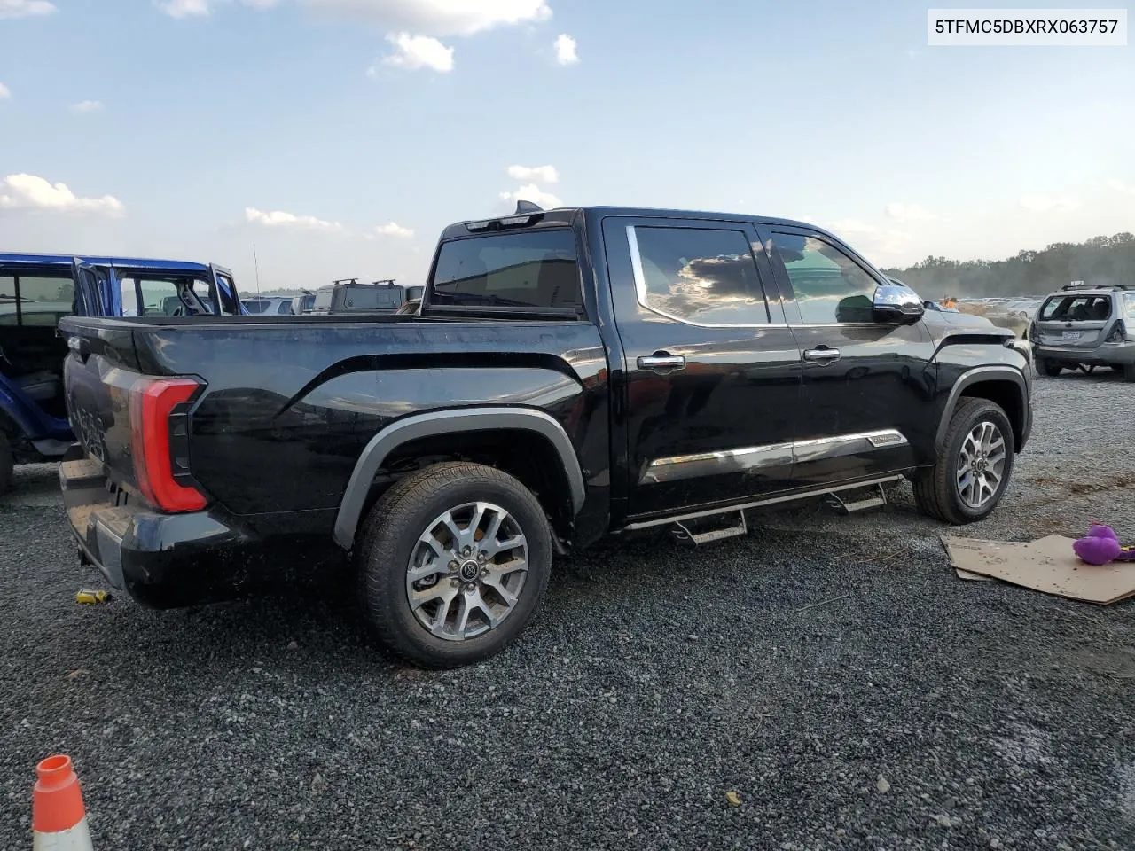 2024 Toyota Tundra Crewmax Platinum VIN: 5TFMC5DBXRX063757 Lot: 74840034