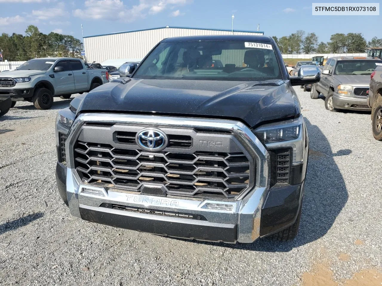 2024 Toyota Tundra Crewmax Platinum VIN: 5TFMC5DB1RX073108 Lot: 75131014