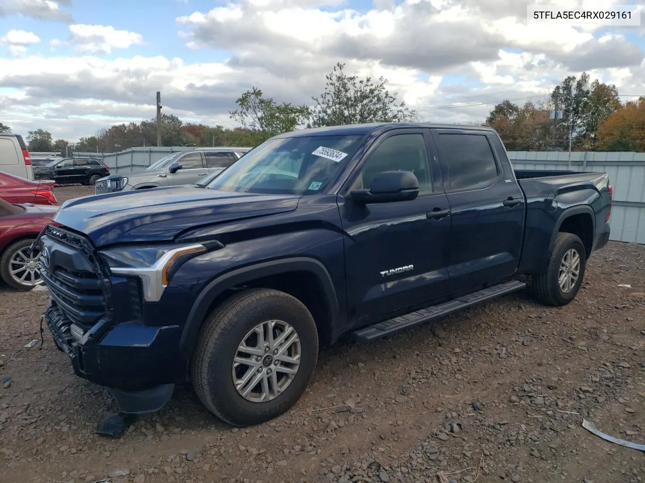 2024 Toyota Tundra Crewmax Sr5 VIN: 5TFLA5EC4RX029161 Lot: 75593634