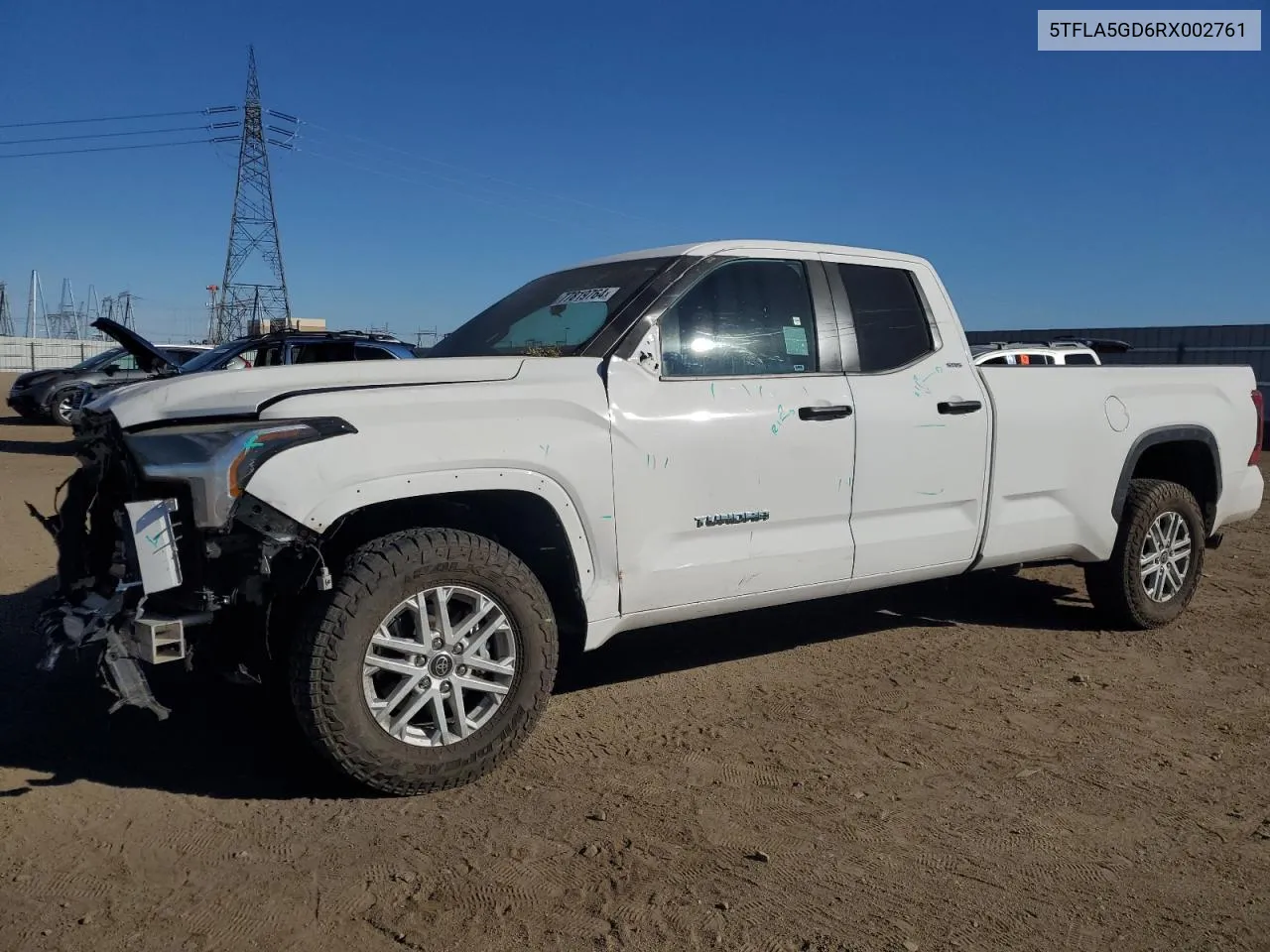 2024 Toyota Tundra Double Cab Sr VIN: 5TFLA5GD6RX002761 Lot: 77819764