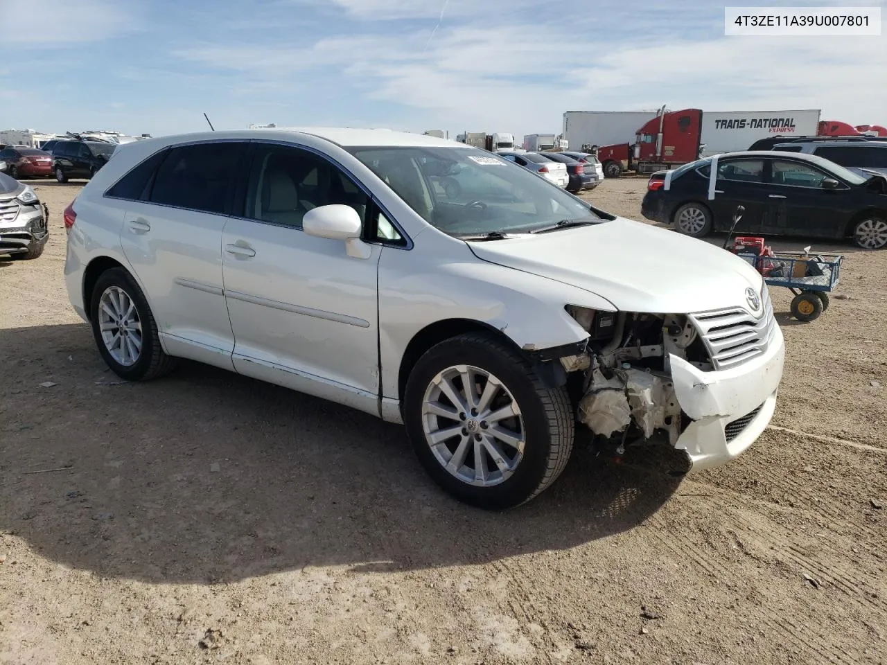 2009 Toyota Venza VIN: 4T3ZE11A39U007801 Lot: 44572174