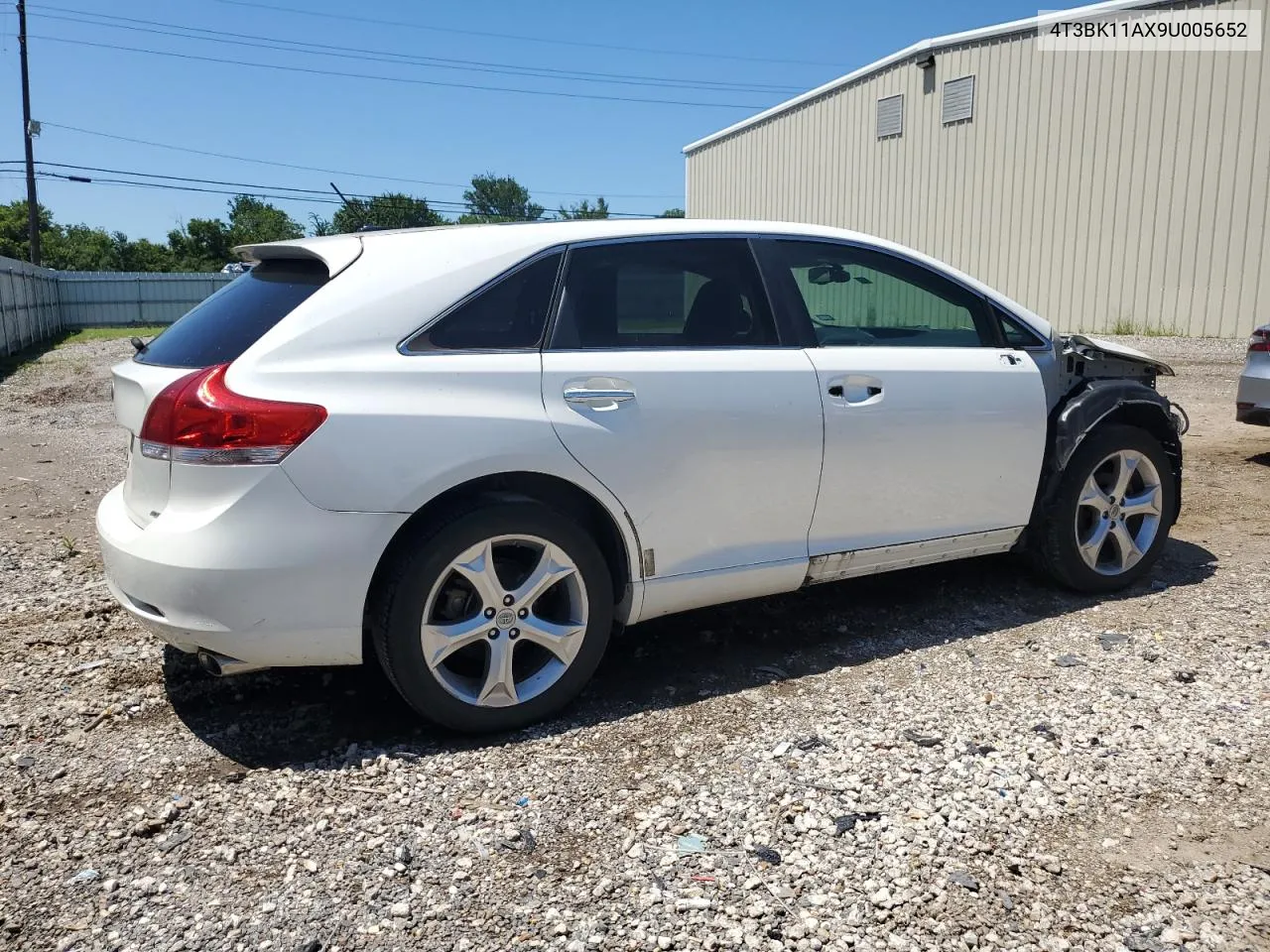 2009 Toyota Venza VIN: 4T3BK11AX9U005652 Lot: 57640504