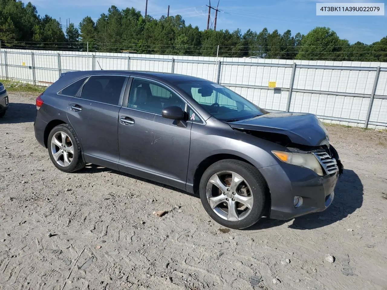 4T3BK11A39U022079 2009 Toyota Venza